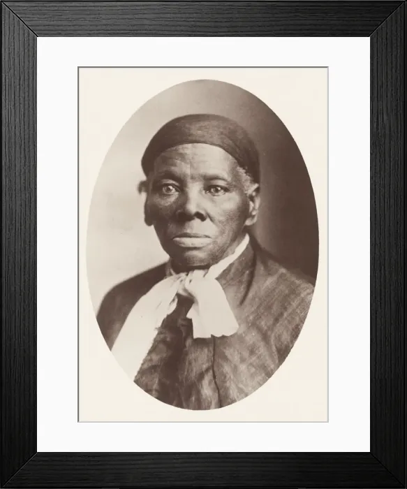 Framed Print : Albumen print of Harriet Tubman, ca. 1908; printed ca. 1920. Creator: Tarby Studio Framed Print : Albumen print of Harriet Tubman, ca. 1908; printed ca. 1920. Creator: Tarby Studio