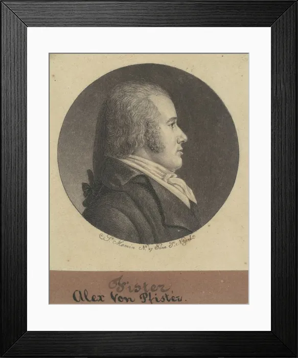 Framed Print : Alexander von Pfister, 1796-1797. Creator: Charles Balthazar Julien Fé Framed Print : Alexander von Pfister, 1796-1797. Creator: Charles Balthazar Julien Fé