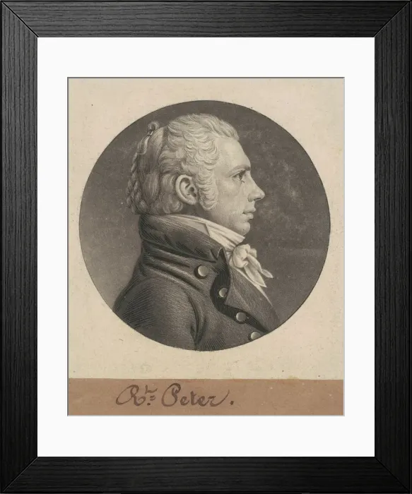 Framed Print : Robert Peter, Jr. 1806. Creator: Charles Balthazar Julien Fevret de Saint-Mé Framed Print : Robert Peter, Jr. 1806. Creator: Charles Balthazar Julien Fevret de Saint-Mé
