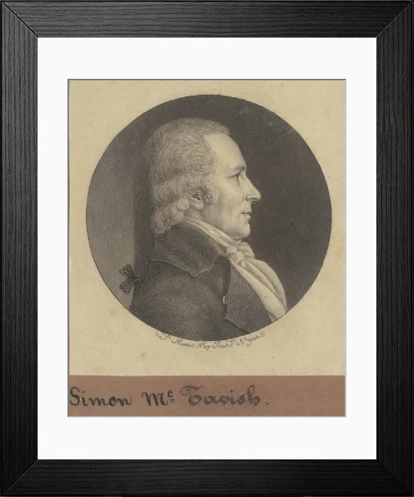 Framed Print : Simon McTavish, 1796-1797. Creator: Charles Balthazar Julien Fevret de Saint-Mé Framed Print : Simon McTavish, 1796-1797. Creator: Charles Balthazar Julien Fevret de Saint-Mé