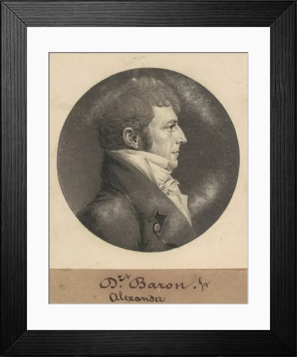 Framed Print : Alexander Baron, Jr. 1809. Creator: Charles Balthazar Julien Fevret de Saint-Mé Framed Print : Alexander Baron, Jr. 1809. Creator: Charles Balthazar Julien Fevret de Saint-Mé