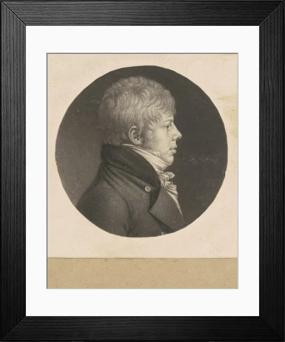 Framed Print : Unidentified Man, 1798-1803. Creator: Charles Balthazar Julien Fé Framed Print : Unidentified Man, 1798-1803. Creator: Charles Balthazar Julien Fé