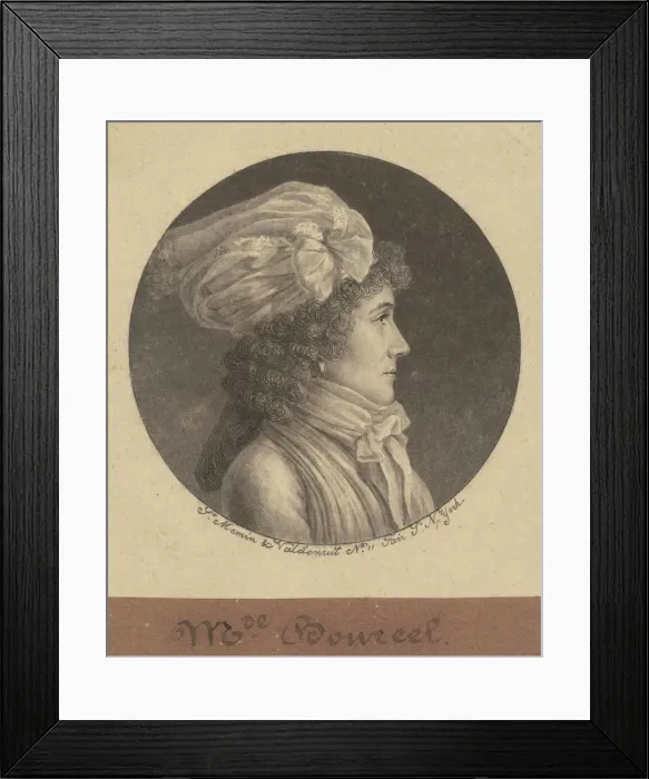 Framed Print : Marie Francoise Bancel, 1796. Creator: Charles Balthazar Julien Fé Framed Print : Marie Francoise Bancel, 1796. Creator: Charles Balthazar Julien Fé