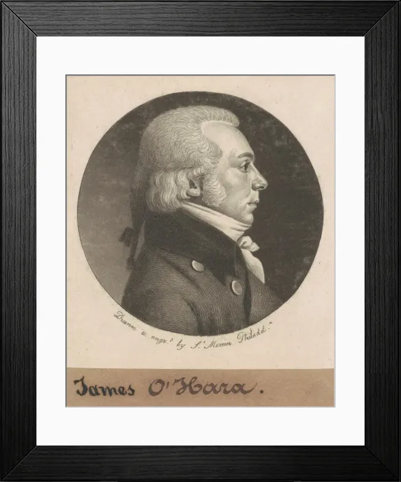 Framed Print : O Hara, 1799. Creator: Charles Balthazar Julien Fevret de Saint-Memin Framed Print : O Hara, 1799. Creator: Charles Balthazar Julien Fevret de Saint-Memin