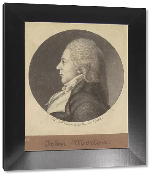 John Morton, 1797. Creator: Charles Balthazar Julien Fevret de Saint-Memin