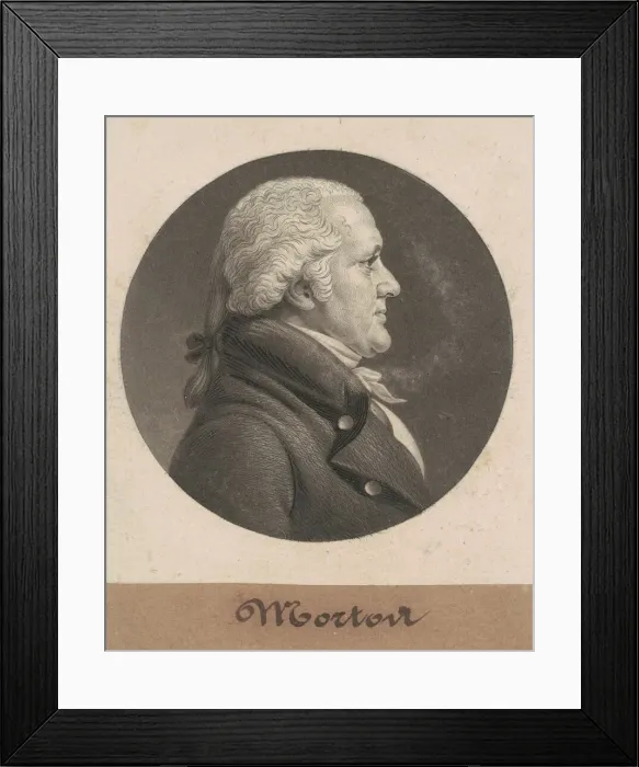 Framed Print : Perez Morton, 1807. Creator: Charles Balthazar Julien Fevret de Saint-Memin Framed Print : Perez Morton, 1807. Creator: Charles Balthazar Julien Fevret de Saint-Memin