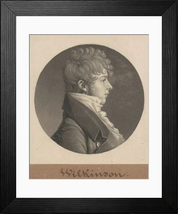 Framed Print : Wilkinson, 1804. Creator: Charles Balthazar Julien Fevret de Saint-Memin