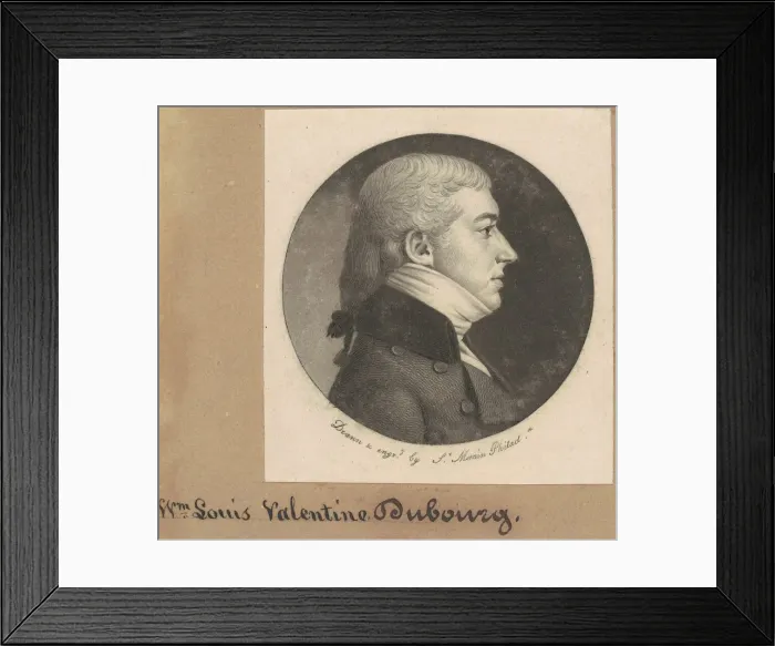 Framed Print : Pierre Francois DuBourg, 1800. Creator: Charles Balthazar Julien Fé Framed Print : Pierre Francois DuBourg, 1800. Creator: Charles Balthazar Julien Fé