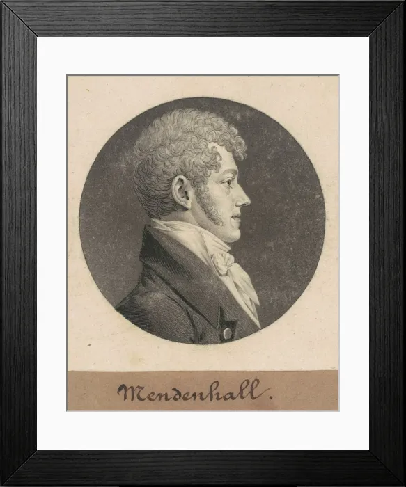 Framed Print : Thomas Mendenhall, Jr. 1809. Creator: Charles Balthazar Julien Fé Framed Print : Thomas Mendenhall, Jr. 1809. Creator: Charles Balthazar Julien Fé