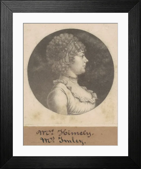 Framed Print : Mrs. James Henderson Imlay, 1801. Creator: Charles Balthazar Julien Fé Framed Print : Mrs. James Henderson Imlay, 1801. Creator: Charles Balthazar Julien Fé