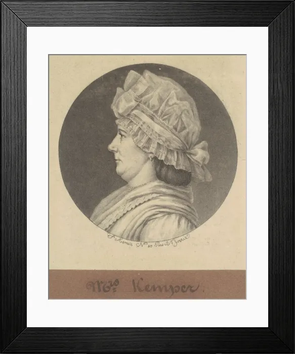 Framed Print : Elizabeth Marius Kemper, 1797. Creator: Charles Balthazar Julien Fé Framed Print : Elizabeth Marius Kemper, 1797. Creator: Charles Balthazar Julien Fé