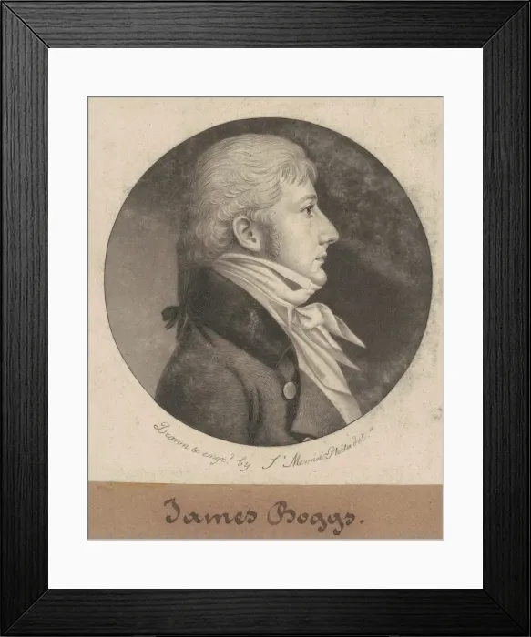 Framed Print : James Boggs, 1802. Creator: Charles Balthazar Julien Fevret de Saint-Memin Framed Print : James Boggs, 1802. Creator: Charles Balthazar Julien Fevret de Saint-Memin