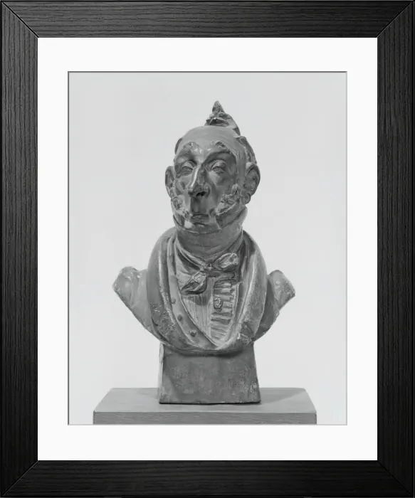 Framed Print : Vernet, Carle, 1828. Creator: Jean-Pierre Dantan Framed Print : Vernet, Carle, 1828. Creator: Jean-Pierre Dantan