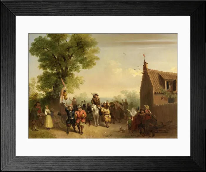 Framed Print : Triumph of Stoffel Brinkerhoff, on His Return from His Conquests in the East, 1835 Framed Print : Triumph of Stoffel Brinkerhoff, on His Return from His Conquests in the East, 1835