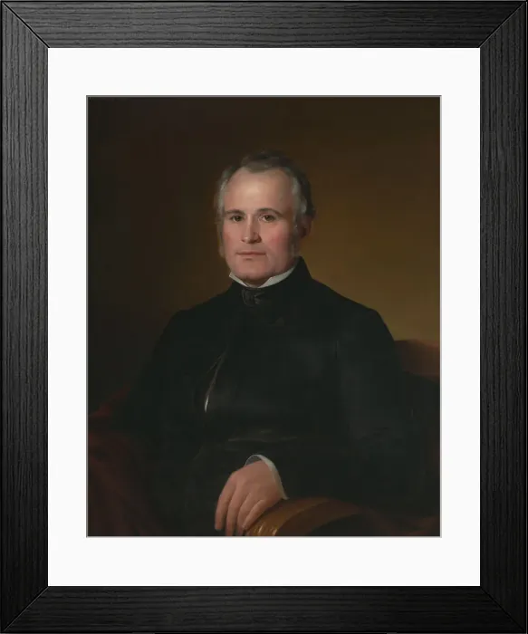 Framed Print : Emery Bemis, 1852. Creator: Constantino Brumidi