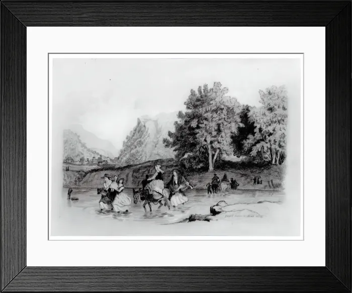 Framed Print : (Untitled) (Spanish Scene), 1858. Creator: Thomas Eakins Framed Print : (Untitled) (Spanish Scene), 1858. Creator: Thomas Eakins