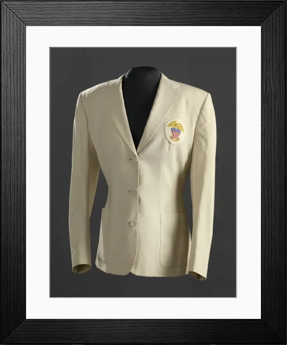 Framed Print : Wightman Cup blazer worn by Althea Gibson, 1957. Creator: Unknown Framed Print : Wightman Cup blazer worn by Althea Gibson, 1957. Creator: Unknown