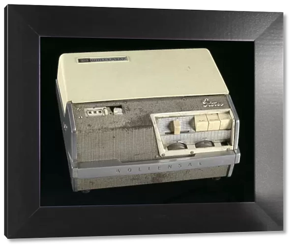 Tape recorder used by Malcolm X at Mosque #7, 1960. Creator: Wollensak