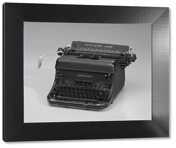 Typewriter used by B. C. Franklin, Mar 1947. Creator: Remington Rand