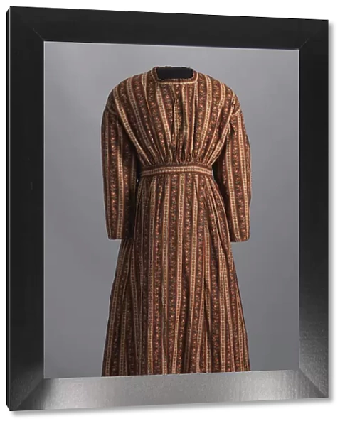 Dress made by an unidentified enslaved woman, 1845-1865. Creator: Unknown