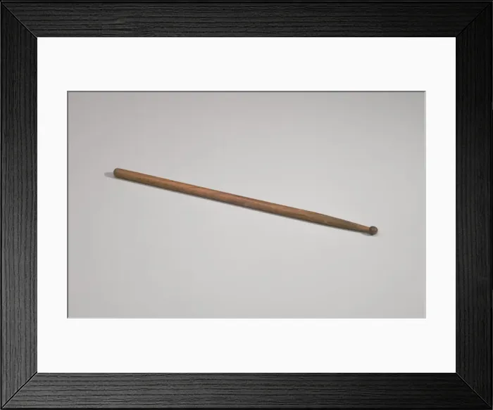 Framed Print : Drumstick used by Art Blakey, 1970-1990. Creator: Unknown Framed Print : Drumstick used by Art Blakey, 1970-1990. Creator: Unknown