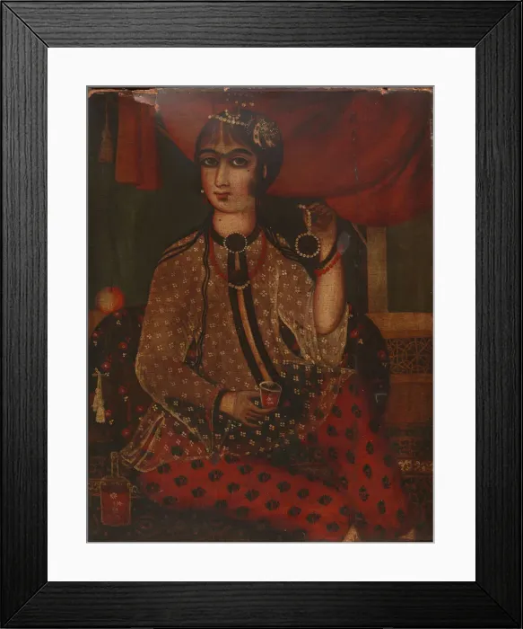 Framed Print : Near Eastern Woman, 19th century. Creator: Unknown Framed Print : Near Eastern Woman, 19th century. Creator: Unknown