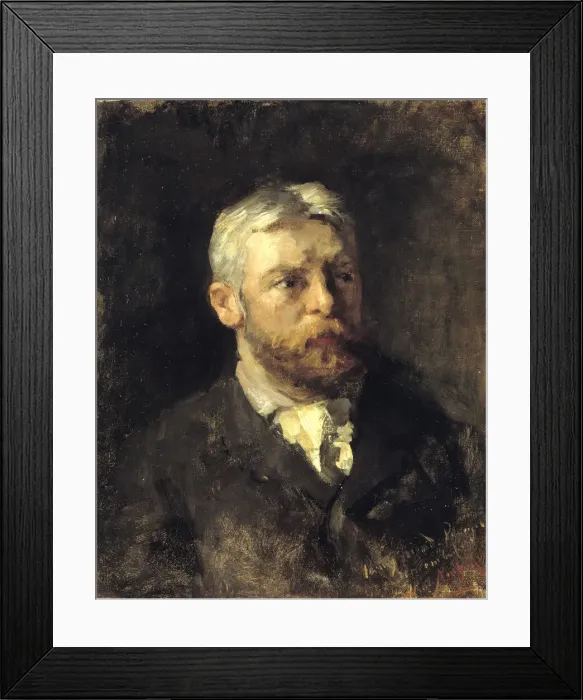 Framed Print : Henry Ward Ranger, ca. 1890. Creator: Albert Neuhuys Framed Print : Henry Ward Ranger, ca. 1890. Creator: Albert Neuhuys