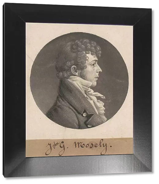 J. G. Mosely, 1808. Creator: Charles Balthazar Julien Fevret de Saint-Memin