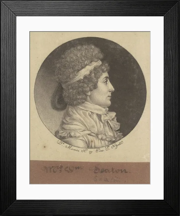 Framed Print : Elizabeth Ann Bayley Seton, 1797. Creator: Charles Balthazar Julien Fé Framed Print : Elizabeth Ann Bayley Seton, 1797. Creator: Charles Balthazar Julien Fé