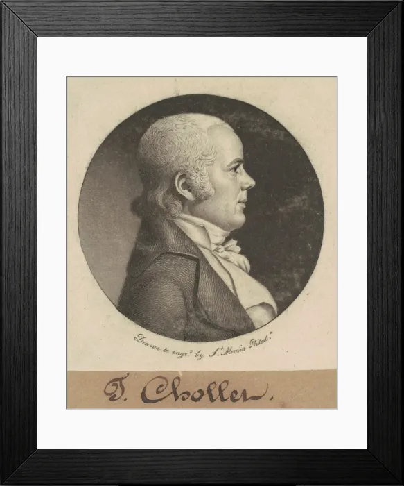 Framed Print : T. Chollet, 1800. Creator: Charles Balthazar Julien Fevret de Saint-Memin Framed Print : T. Chollet, 1800. Creator: Charles Balthazar Julien Fevret de Saint-Memin