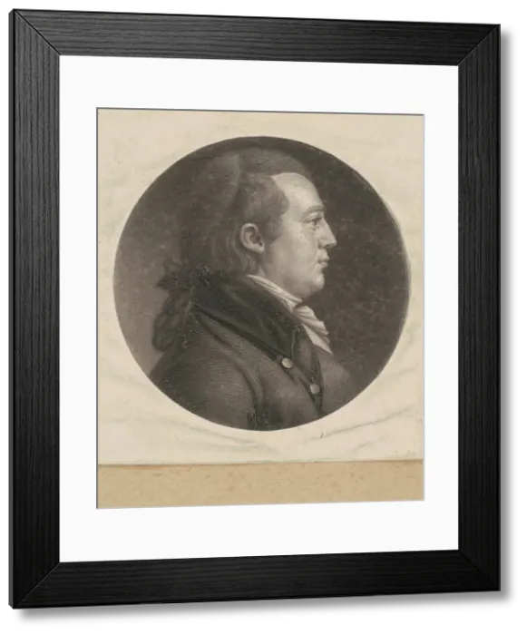 Framed Print : Unidentified Man, 1798-1803. Creator: Charles Balthazar Julien Fé Framed Print : Unidentified Man, 1798-1803. Creator: Charles Balthazar Julien Fé