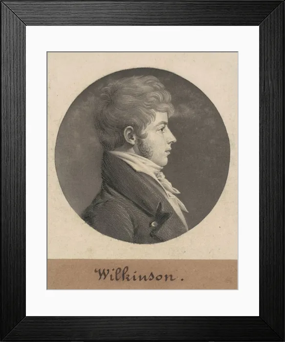 Framed Print : Joseph Biddle Wilkinson, 1808. Creator: Charles Balthazar Julien Fé Framed Print : Joseph Biddle Wilkinson, 1808. Creator: Charles Balthazar Julien Fé