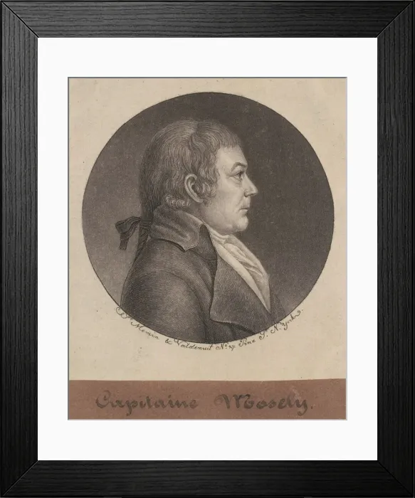 Framed Print : Joseph Mosely, 1796-1797. Creator: Charles Balthazar Julien Fevret de Saint-Mé Framed Print : Joseph Mosely, 1796-1797. Creator: Charles Balthazar Julien Fevret de Saint-Mé