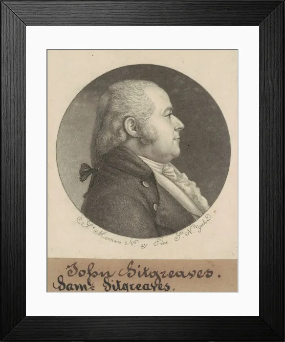 Framed Print : Samuel Sitgreaves, 1797-1798. Creator: Charles Balthazar Julien Fé Framed Print : Samuel Sitgreaves, 1797-1798. Creator: Charles Balthazar Julien Fé