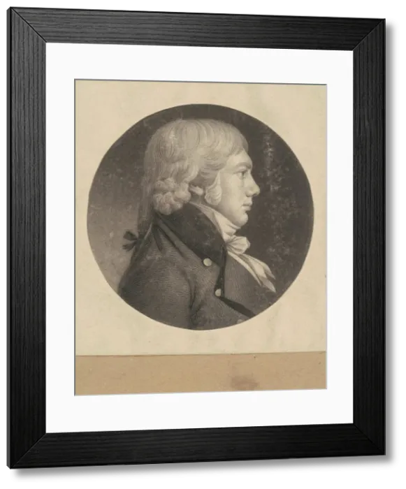 Framed Print : Unidentified Man, 1798-1803. Creator: Charles Balthazar Julien Fé