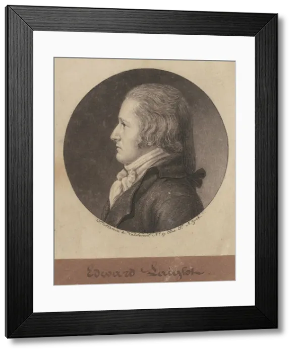 Framed Print : Edward William Laight, 1797. Creator: Charles Balthazar Julien Fé Framed Print : Edward William Laight, 1797. Creator: Charles Balthazar Julien Fé