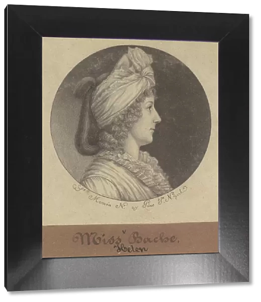 Helena Bache, 1797. Creator: Charles Balthazar Julien Fevret de Saint-Memin