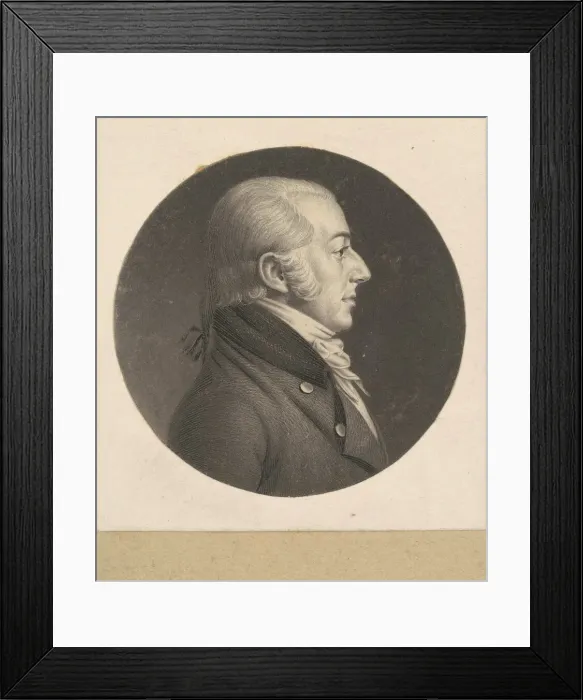 Framed Print : John Rhea Smith, 1798-1803. Creator: Charles Balthazar Julien Fevret de Saint-Mé Framed Print : John Rhea Smith, 1798-1803. Creator: Charles Balthazar Julien Fevret de Saint-Mé