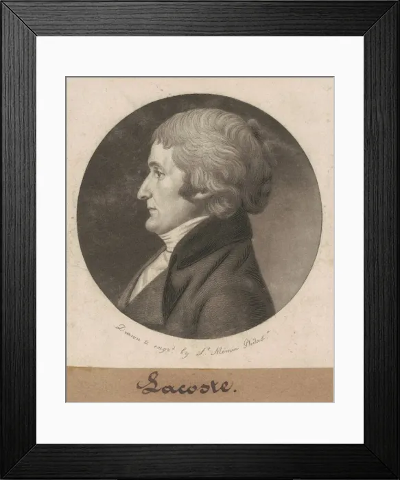 Framed Print : Lacoste, 1802. Creator: Charles Balthazar Julien Fevret de Saint-Memin Framed Print : Lacoste, 1802. Creator: Charles Balthazar Julien Fevret de Saint-Memin