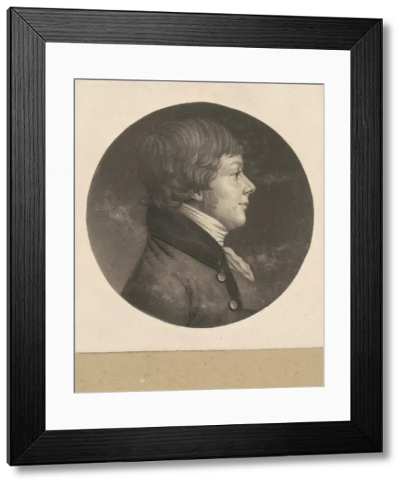 Framed Print : Unidentified Man, 1798-1803. Creator: Charles Balthazar Julien Fé Framed Print : Unidentified Man, 1798-1803. Creator: Charles Balthazar Julien Fé