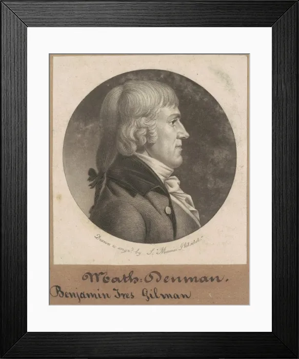 Framed Print : Benjamin Ives Gilman, 1801. Creator: Charles Balthazar Julien Fevret de Saint-Mé Framed Print : Benjamin Ives Gilman, 1801. Creator: Charles Balthazar Julien Fevret de Saint-Mé