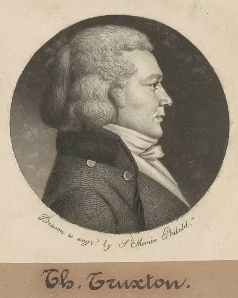 Thomas Truxtun, 1799. Creator: Charles Balthazar Julien Fevret de Saint-Memin