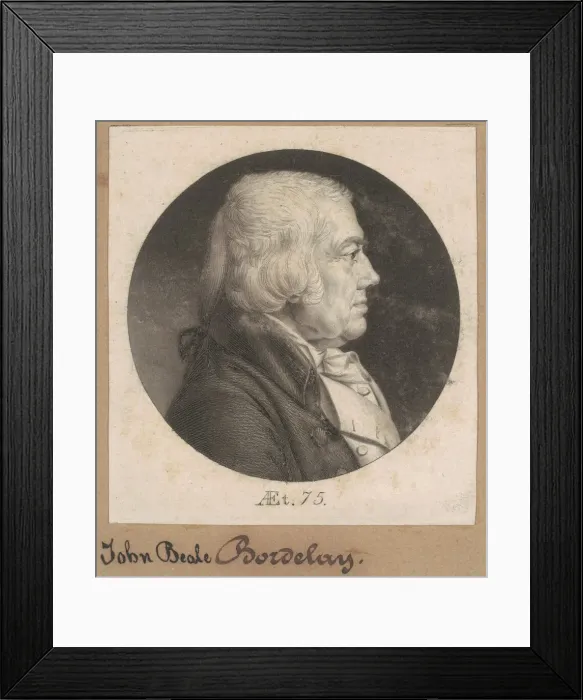 Framed Print : John Beale Bordley, 1802-1803. Creator: Charles Balthazar Julien Fé Framed Print : John Beale Bordley, 1802-1803. Creator: Charles Balthazar Julien Fé