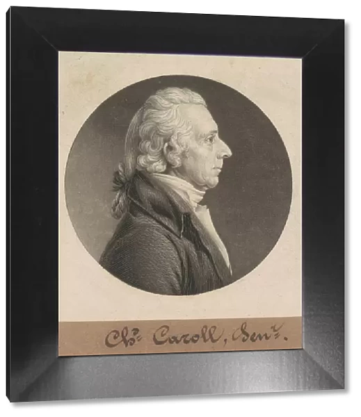 Charles Carroll, 1804. Creator: Charles Balthazar Julien Fevret de Saint-Memin