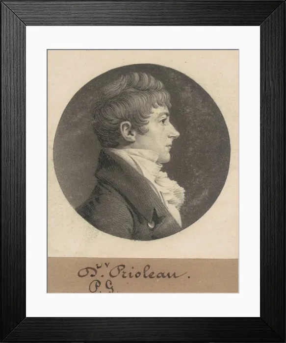 Framed Print : Philip Gendron Prioleau, 1809. Creator: Charles Balthazar Julien Fé Framed Print : Philip Gendron Prioleau, 1809. Creator: Charles Balthazar Julien Fé