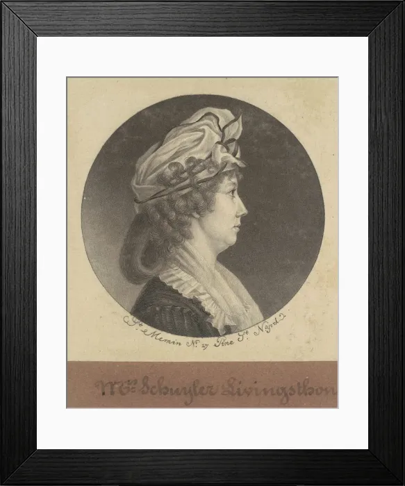 Framed Print : Eliza Barclay Livingston, 1797. Creator: Charles Balthazar Julien Fé Framed Print : Eliza Barclay Livingston, 1797. Creator: Charles Balthazar Julien Fé