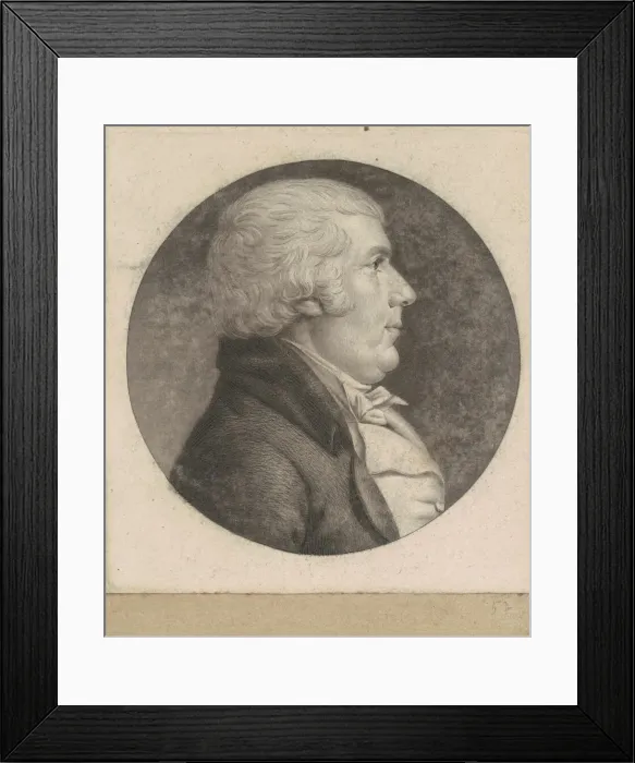 Framed Print : James Riddle, 1798-1802. Creator: Charles Balthazar Julien Fevret de Saint-Mé Framed Print : James Riddle, 1798-1802. Creator: Charles Balthazar Julien Fevret de Saint-Mé