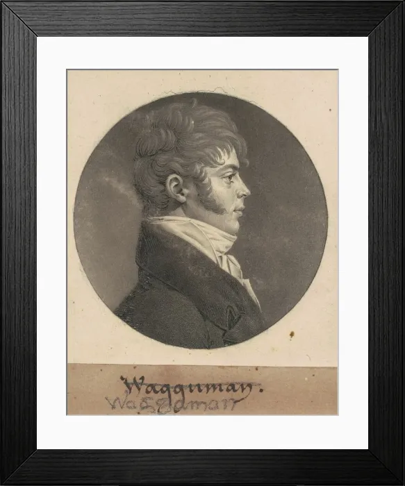 Framed Print : Thomas Ennalls Waggaman, 1808. Creator: Charles Balthazar Julien Fé Framed Print : Thomas Ennalls Waggaman, 1808. Creator: Charles Balthazar Julien Fé