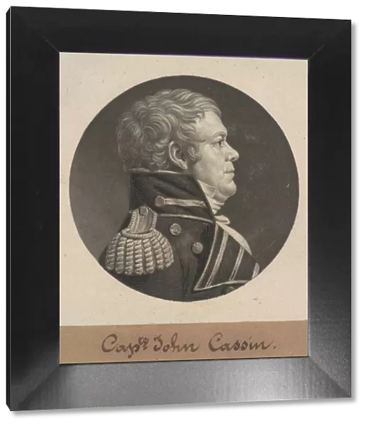 John Cassin, 1806. Creator: Charles Balthazar Julien Fevret de Saint-Memin