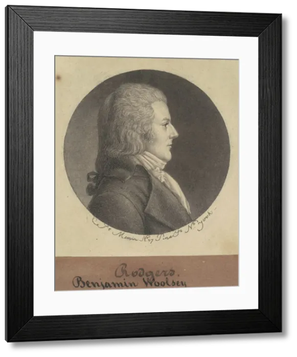 Framed Print : Benjamin Woolsey Rogers, 1796-1797. Creator: Charles Balthazar Julien Fé Framed Print : Benjamin Woolsey Rogers, 1796-1797. Creator: Charles Balthazar Julien Fé